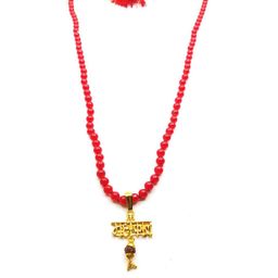 RAVIOUR LIFESTYLE Unisex Red Necklace and Chains-picture-0