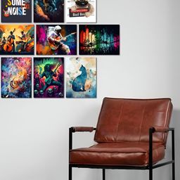 CVANU Multicoloured 6 and more Piece Paper Wall Core-picture-31