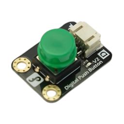 DFRobot Gravity: Digital Push Button With 3.3V 5V LED Indicator For Microcontrollers (Green)DFRobot Gravity: Digital Push Button With 3.3V 5V LED Indicator For Microcontrollers (Green) image 1