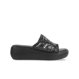 Mochi Embellished Block Mules with Laser Cuts image 5