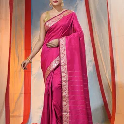 DESH BIDESH Woven Design Zari Saree-image-43