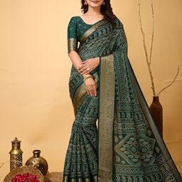 Rangtulika Ethnics Bandhani Zari Saree-picture-50