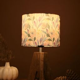 green girgit Brown Printed Wood Contemporary Spherical Table Lamp-39
