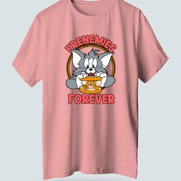 Jack Paris Men Tom & Jerry Graphic Printed Relaxed Fit Cotton T-shirt-image-58