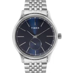 Timex Men Stainless Steel Bracelet Style Straps Analogue Watch TWTG65SMU28-15