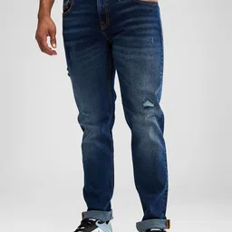 SPYKAR Men Regular Fit Low-Rise Light Fade Stretchable Jeans-image-11