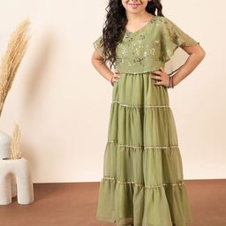 Stylo Bug Girls A-Line Maxi Dress-image-81