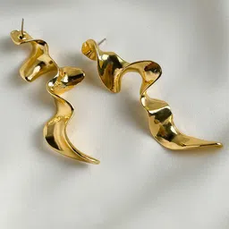 StyleCast x Revolte Gold-Plated Classic Drop Earrings-87