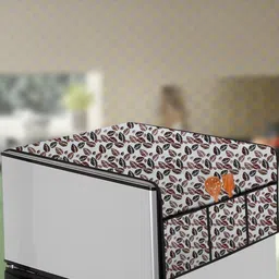 The Furnishing Tree Grey Plastic Refrigerator Cover-picture-10