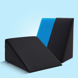 THE SLEEP COMPANY Black Wedge Cushion-0