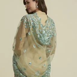 Dupatta Bazaar Embroidered Dupatta with Thread Work image 5