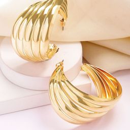 Bohey by KARATCART Contemporary Ear Cuff Earrings-35