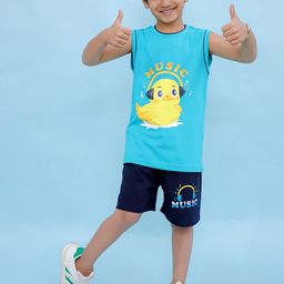 CHANDRIKA Kids-Boys Green Clothing Set-image-111