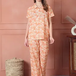 Kanvin Women Printed Pure Cotton Night suit-picture-50