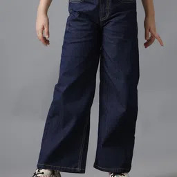 UNDER FOURTEEN ONLY Girls Regular Fit Mid-Rise Cotton Jeans-image-72