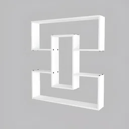 SIVOM White Multipurpose Modular Wall Shelf image 3