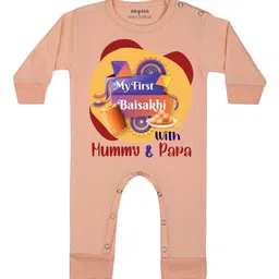 Arvesa My First Baisakhi Printed Bodysuit-image-42