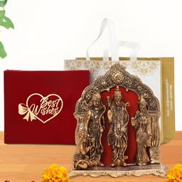 INTERNATIONAL GIFT Brown Ram Darbar Religious Idol Showpiece-image-93