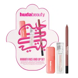 Huda Beauty Habibti Face And Lip Set-image-25