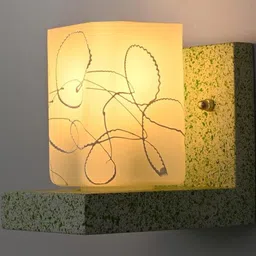 SOMIL White Glass Cylinder Printed Wall Lamps-image-68