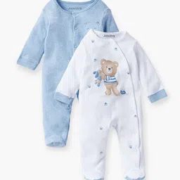 Juniors by Babyshop Boys Pack of 2 Printed Sleepsuit-image-20