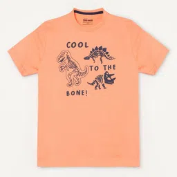 Fame Forever by Lifestyle Boys Graphic Round Neck Short Printed CottonT-shirt-image-95