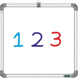 Non Magnetic 1X1 Feet,Double Sided Writing White Lapboard & Chalk Lapboard Whiteboards-picture-12
