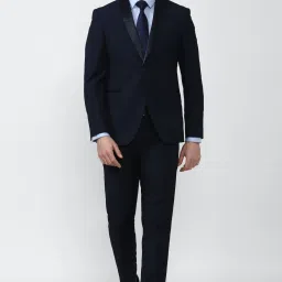 Men Single Breasted - 2 button Solid Suit-image-87