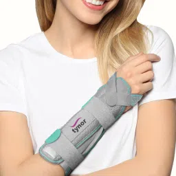 Forearm Splint, Grey, Universal Size, 1 Unit Wrist Support-35