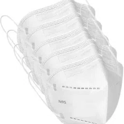 5 Pcs Supermask reusable outdoor protection mask N95 Mask (Who Guidelines) (With Out Filter) Reusable, Washable-0