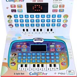 mega star Educational Learning Kids Laptop Tablet Computer with Music image 2