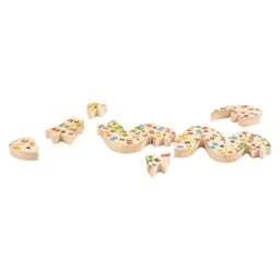 Skillofun Alphabet Jigsaw Snake Wooden Puzzle - Multi Color image 2
