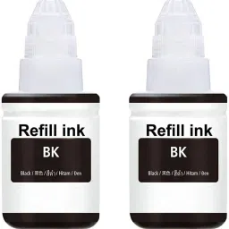 RAMKE Ink GI 790 Compatible For Canon G1000 G1010 G2000 G2010 G3000 G3010 G4000 G4010 Black - Twin Pack Ink Bottle-25