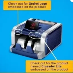 EXPERTS GADEGTS Godrej Crusader Lite:The Ultimate Cash Counting Machine with IR,MG,and UV Sensor Note Counting Machine image 3