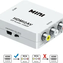 SDMINITEK TV-out Cable HDMI to AV Converter | HDMI2AV 1080P Adapter | HDMI to AV Video Converter-18