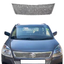 Bentley Style Full Chrome Front Grill Compatible with WagonR Type 4(2014-2018) Car Grill Cover-image-69