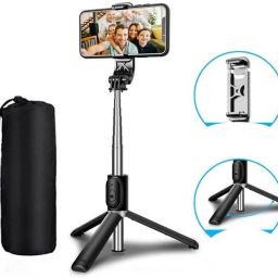 BUFONA Phone Selfie Holder R1 Multifunctional Camera Brackets Videos Selfie Stand+Bag Tripod, Tripod Kit, Monopod-image-98