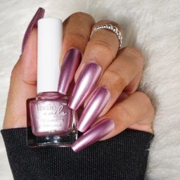 Misty Rose. Rosegold Glitter Nail Polish for Nail Art Misty Rose-image-17