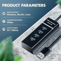 sdminitek 3.0 USB HUB High-Speed Portable Mini-Hub 3.0 Super Speed Multiport Handheld Data Collector image 3