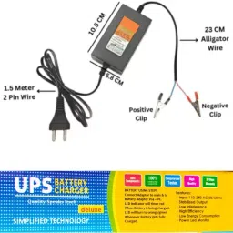 12 volt 7 amp battery charger. power adapter for UPS battery SUPER Square Wave Inverter-image-21