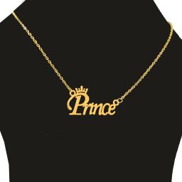 Prince Pendant for Boy and Men Prince Name Pendant for Boy Gold-plated Stainless Steel Pendant-image-41