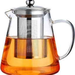 Green Tea Kettle Triangle Stainer 400ML Glass Tea Kettle Heat Resistant Tea Tea Urn-53
