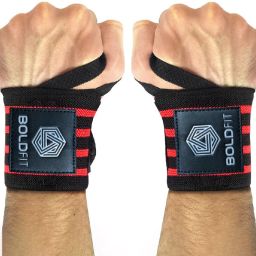 Wrist Supporter for Gym Wrist Support Wrap Weight Lifting Strap Grip Wrist Band Gym & Fitness Gloves-21