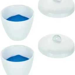 Porcelain Crucible with Lid Capacity : 50ml - 2PC Crucible-16