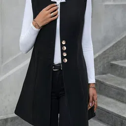StyleCast x Revolte Lapel Collar Waistcoat-picture-22