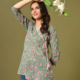 DECKEDUP Printed Indigo Tunic-9