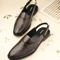 Anouk Men PU Shoe-Style Sandals-image-11