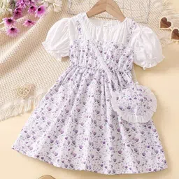 Miss & Chief Floral Print A-Line Dress-picture-55