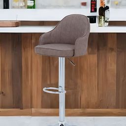 Royaloak Brown Low Back Bar Stool-image-49