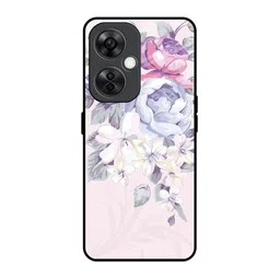 QRIOH Floral Printed OnePlus Nord CE 3 Lite 5G Back Case Mobile Accessories-image-70